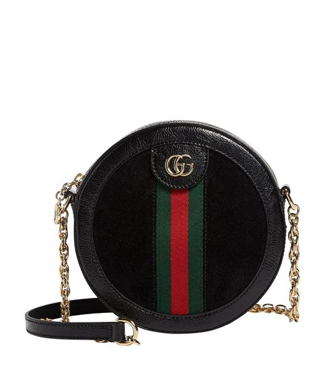 gucci black round bag|gucci round ophidia bag.